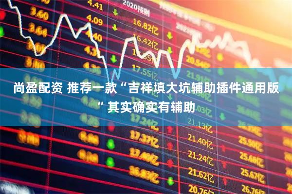 尚盈配资 推荐一款“吉祥填大坑辅助插件通用版”其实确实有辅助