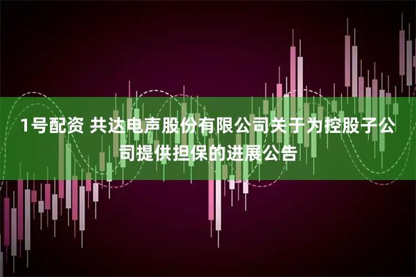 1号配资 共达电声股份有限公司关于为控股子公司提供担保的进展公告